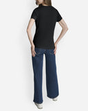 DKNY - T-Shirt Black with Logo Straight