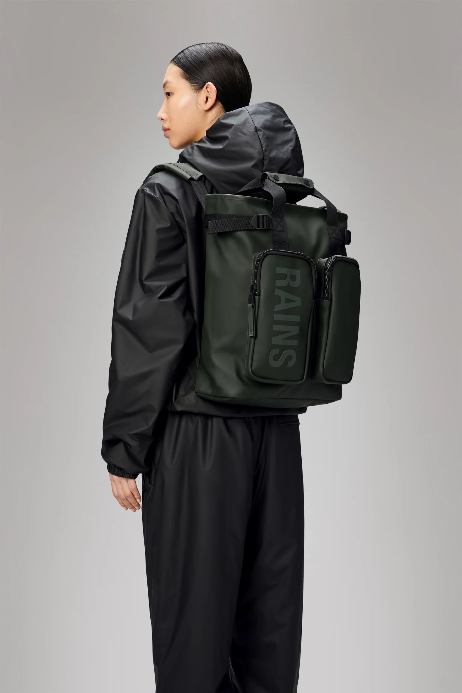RAINS - Texel Tote Backpack Green