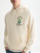 SCOTCH & SODA - Front And Back Artwork Regular-Fit Hoodie Eggnog