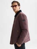SCOTCH & SODA - Quilted Geo Jacket Raisin