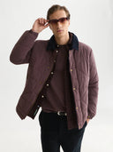 SCOTCH & SODA - Quilted Geo Jacket Raisin