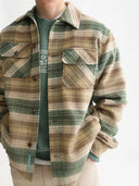 SCOTCH & SODA - Checked Overshirt Dark Forest