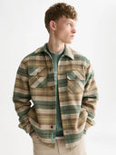 SCOTCH & SODA - Checked Overshirt Dark Forest