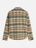 SCOTCH & SODA - Checked Overshirt Dark Forest
