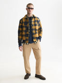 SCOTCH & SODA - Checked Zip Checked Wool-Blend Jacket