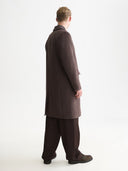 SCOTCH & SODA - Checked Tailored Coat Brown