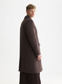 SCOTCH & SODA - Checked Tailored Coat Brown