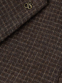 SCOTCH & SODA - Checked Tailored Coat Brown