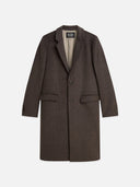 SCOTCH & SODA - Checked Tailored Coat Brown