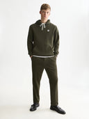 SCOTCH & SODA - Corduroy Cotton Pants Forest Night