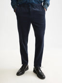 SCOTCH & SODA - Corduroy Cotton Pants Navy Blue