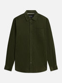 SCOTCH & SODA - Corduroy Cotton Shirt Forest Night