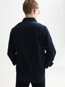 SCOTCH & SODA - Corduroy Cotton Shirt Navy Blue