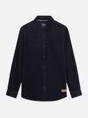 SCOTCH & SODA - Corduroy Cotton Shirt Navy Blue
