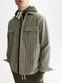 SCOTCH & SODA - Jacquard Wool-Blend Relaxed Shirt Forest
