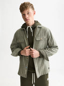 SCOTCH & SODA - Jacquard Wool-Blend Relaxed Shirt Forest