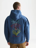 SCOTCH & SODA - Front And Back Artwork Regular-Fit Zip Hoodie Blue