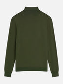 SCOTCH & SODA - Embroidered Logo Turtleneck Knit Pullover Forest