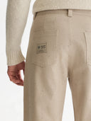 SCOTCH & SODA - Speckled Cotton Twill Loose Pant Pure Cashmere