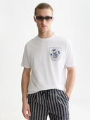 SCOTCH & SODA - Front And Back Artwork Loose Fit T-Shirt White