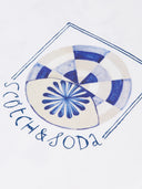 SCOTCH & SODA - Front And Back Artwork Loose Fit T-Shirt White