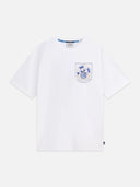 SCOTCH & SODA - Front And Back Artwork Loose Fit T-Shirt White