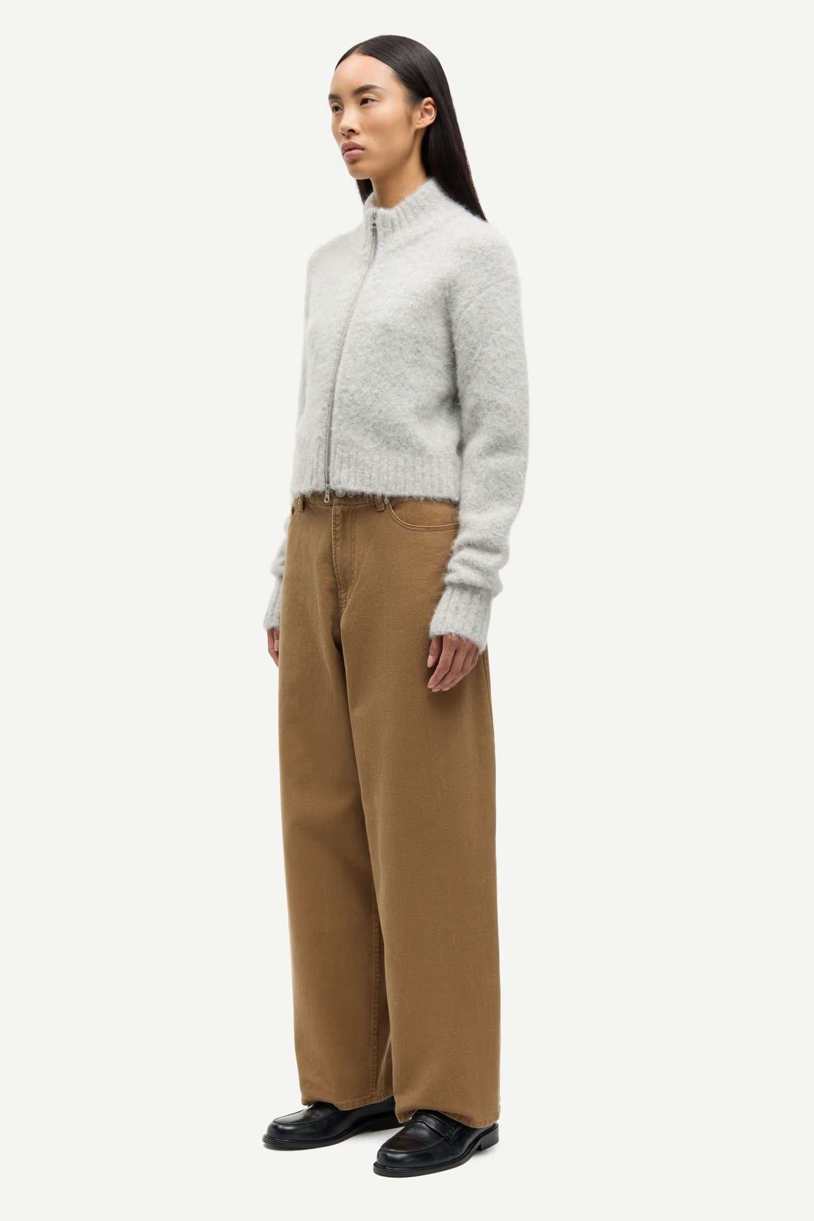 SAMSOE SAMSOE - Sajeanne Cardigan Light Grey