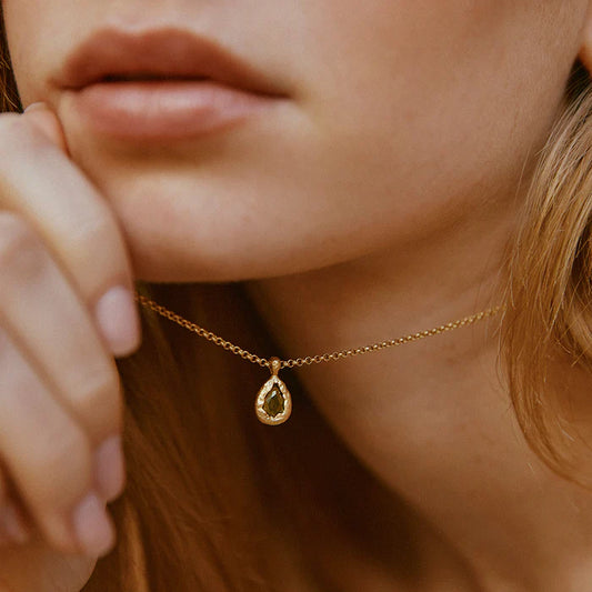 AGAPEE - Lysia Dark Green Necklace