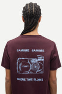 SAMSOE SAMSOE - Sacamino W T-Shirt Fudge Camera