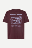SAMSOE SAMSOE - Sacamino W T-Shirt Fudge Camera