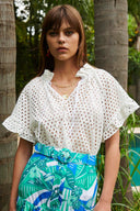 PAOLITA - Lido White Majorca Top