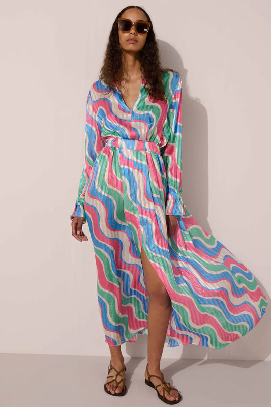 PAOLITA - Synesthesia Silk Mary Jane Dress