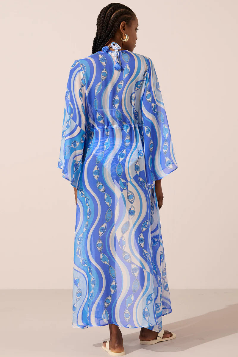 PAOLITA - Ocean Eyes Silk Marisa Kimono
