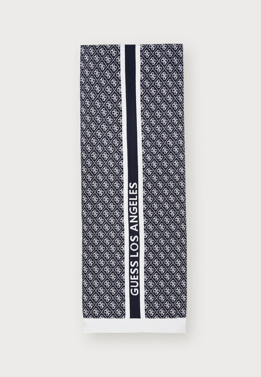GUESS - Sevyn 4G Logo Scarf Blue Cream