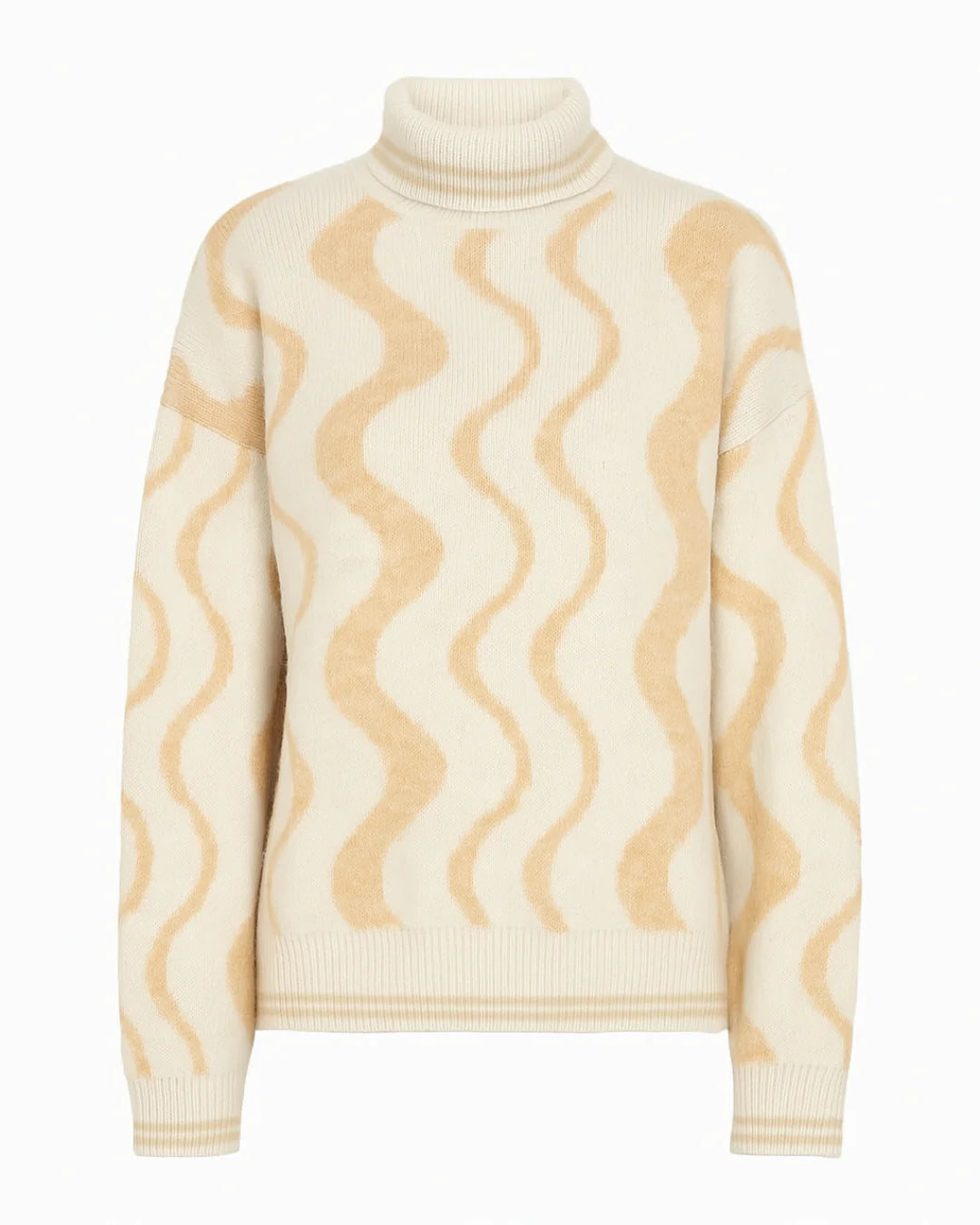 PAOLITA - Sabbia Alpaca Roll Neck Jumper