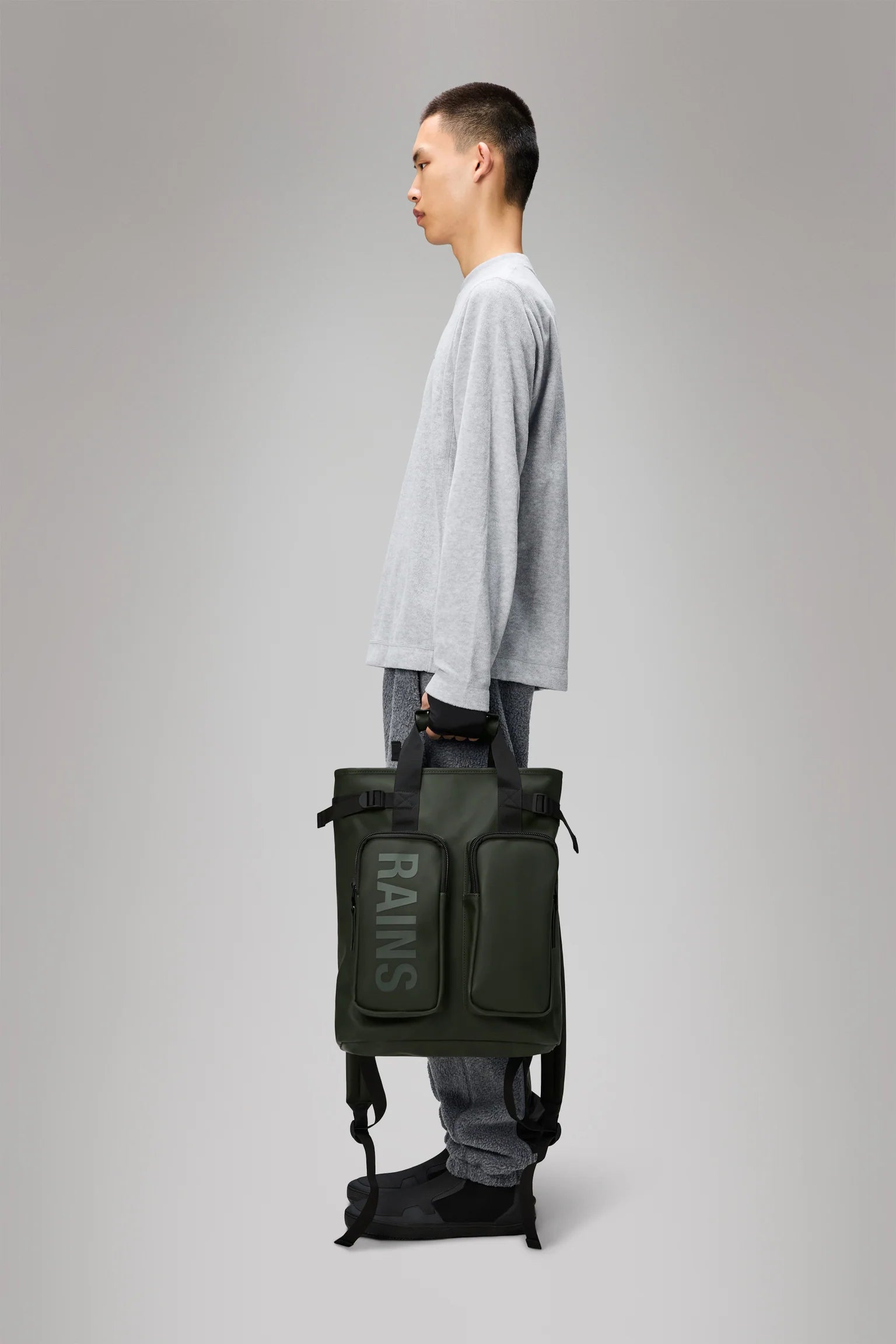 RAINS - Texel Tote Backpack Green