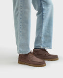 MANEBI - Men Nabuk Low Boots Shoes Moka