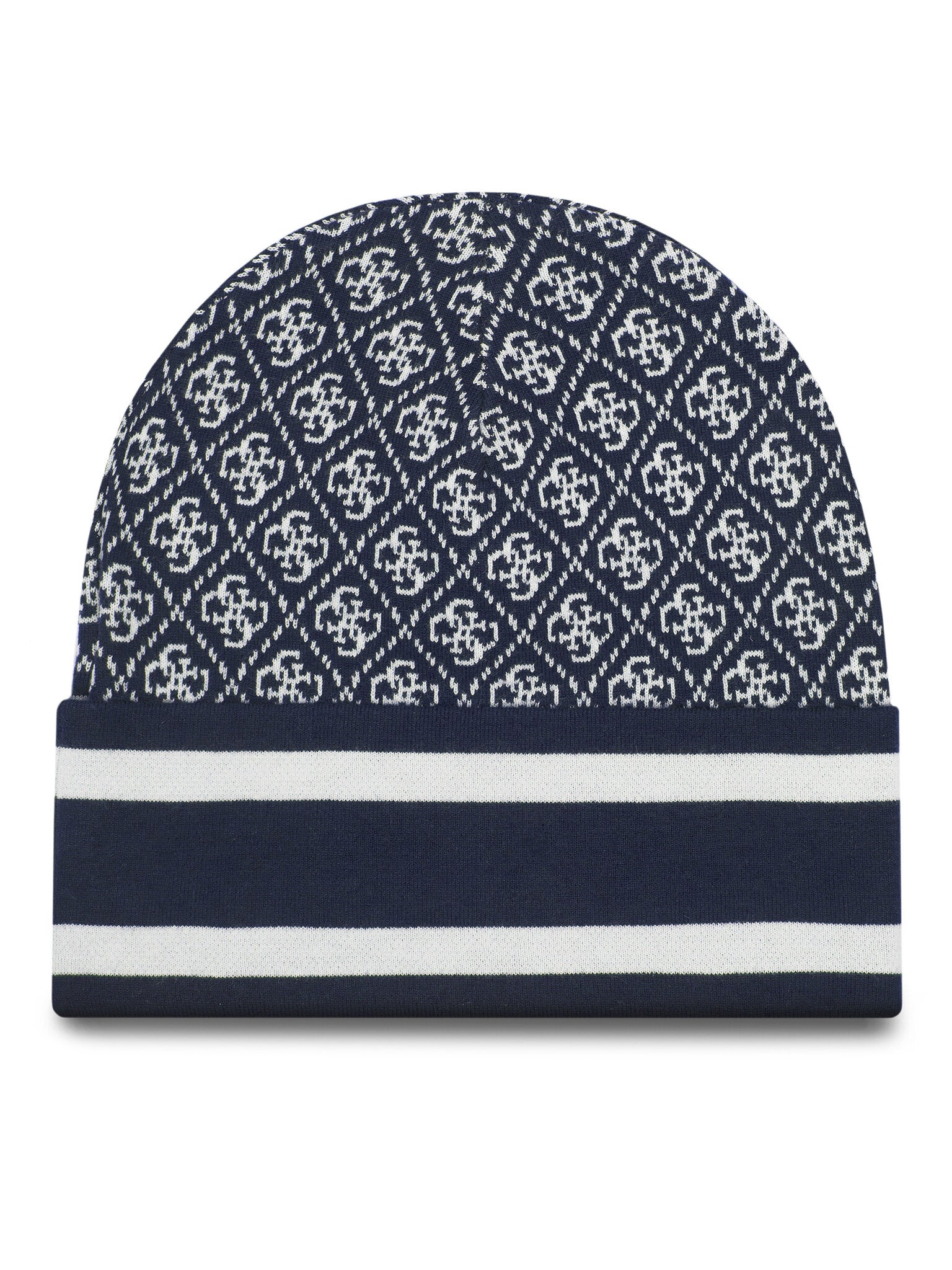 GUESS - Sevyn 4G Logo Beanie Cream Blue