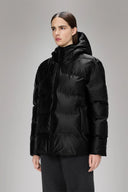 RAINS - Alta Puffer Jacket Unisex Black Grain
