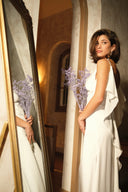 FIVE PM - Charm White Satin Dress