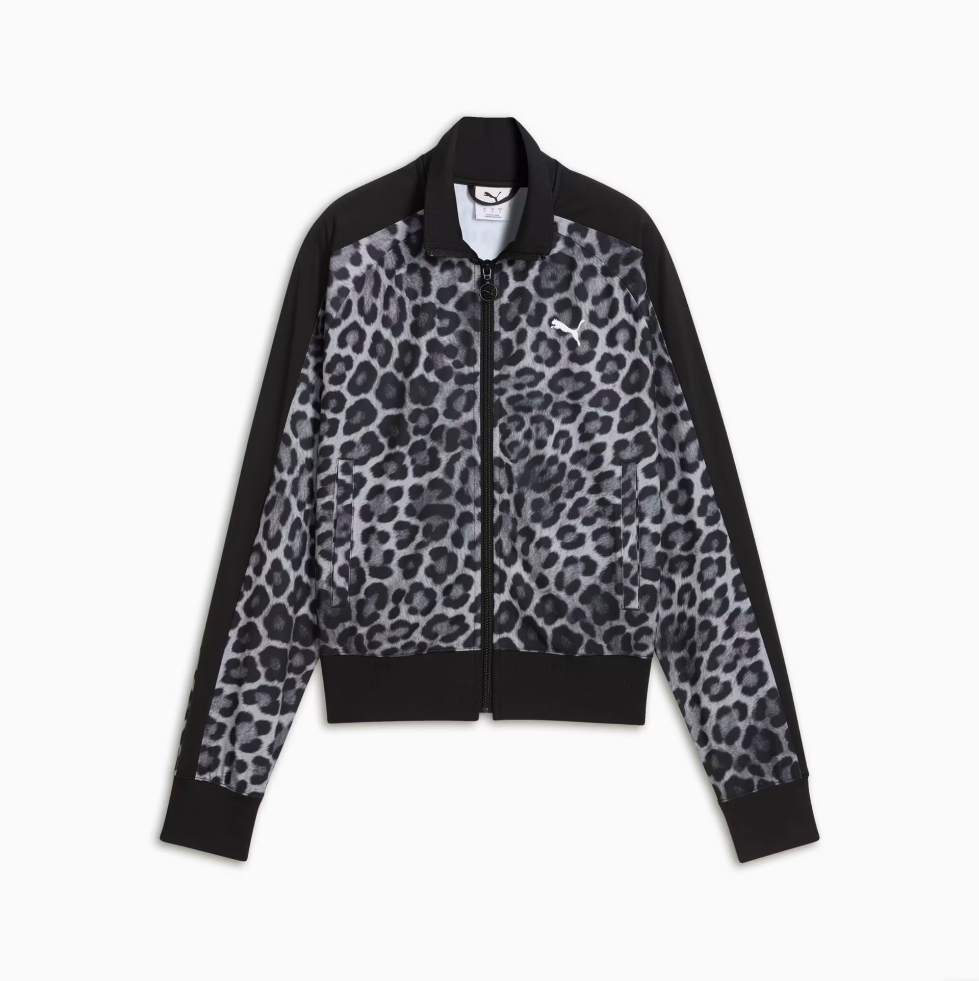 PUMA - T7 LEO LUXE All-Over Print Short Track Jacket Women Black