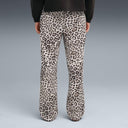PUMA - T7 LEO LUXE All-Over Print Straight Pants Women Alpine Snow-Ice Coffee