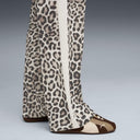 PUMA - T7 LEO LUXE All-Over Print Straight Pants Women Alpine Snow-Ice Coffee