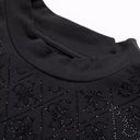 GUESS - Mock Neck All Over Tee Black