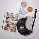 Individual Art Leather - "Walking on sunshine" Black Nickel