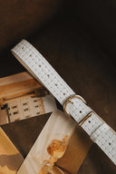 Individual Art Leather - "All Right" belt Off White Gold