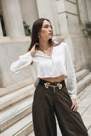 Individual Art Leather - "Keepshake" belt Black Gold