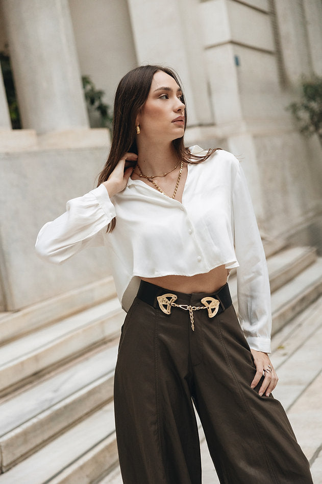 Individual Art Leather - "Keepshake" belt Black Gold