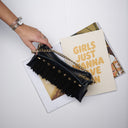 Individual Art Leather - "Dance away" Black Gold