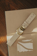 Individual Art Leather - "Love over gold" belt Stone Gold